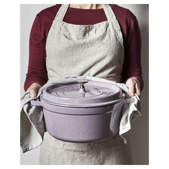 5.5 qt, Round, Dutch Oven, Lilac,,large