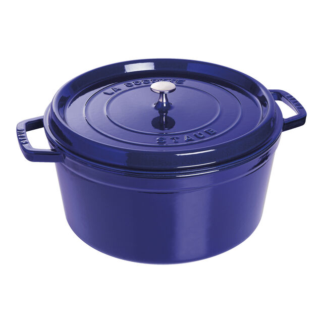 9 qt, Round, Dutch Oven, Dark Blue,,large