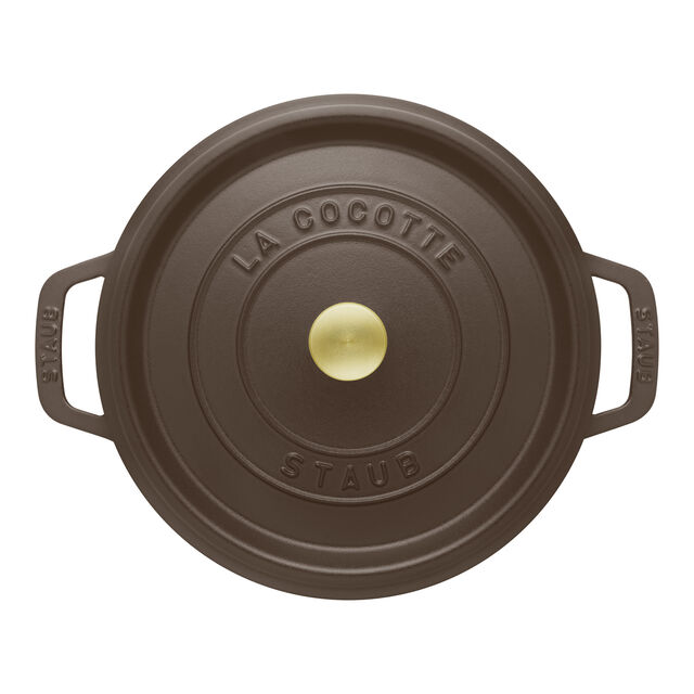 5.5 qt, Round, Dutch Oven, Matte Espresso,,large