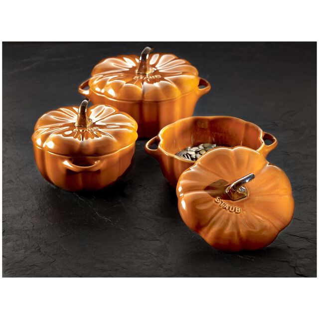 0.5 qt, Pumpkin, Petite Dutch Oven, Burnt Orange,,large