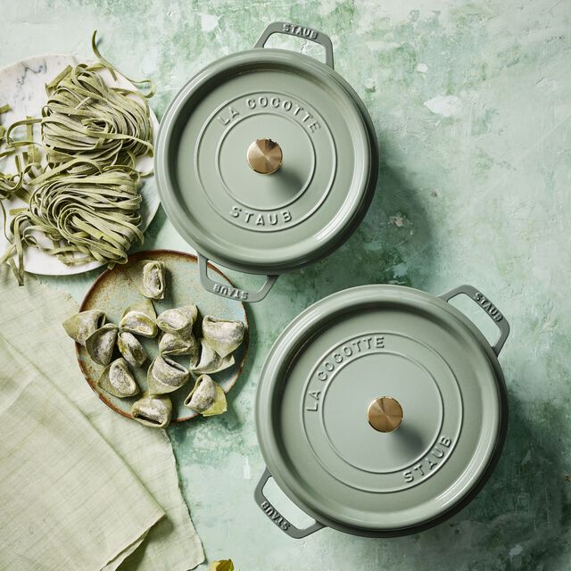 7 qt, Round, Dutch Oven, Eucalyptus,,large