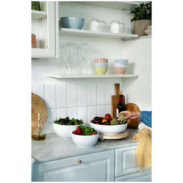 2-pc, Large Mixing Bowl Set, White,,large