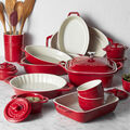 3-pc, Rectangular Baking Dish Set, Cherry,,large
