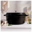 5.5 qt, Round, Dutch Oven, Matte Black,,large preview
