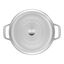4 qt, Round, Dutch Oven, Pure White,,large preview