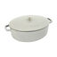 6 qt, Wide Oval French Oven, White Truffle preview