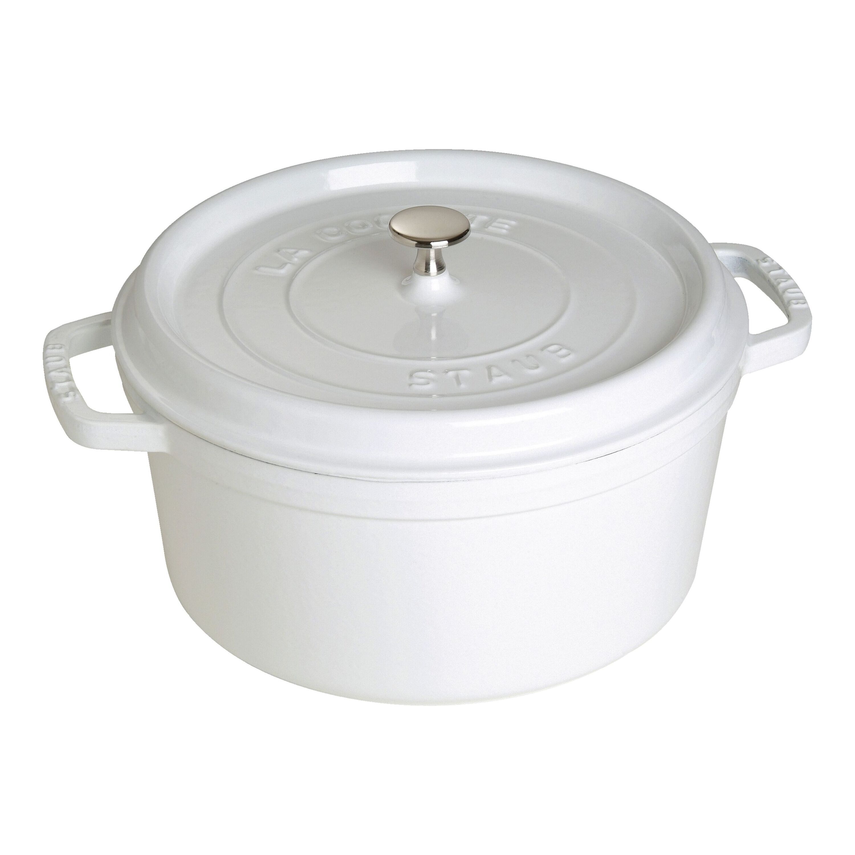 La Cocotte 7 qt, Round, Dutch Oven, Pure White | STAUB