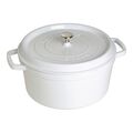 7 qt, Round, Dutch Oven, Pure White,,large