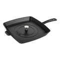 Square, Grill Press, Matte Black,,large