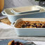 3-pc, Rectangular Baking Dish Set, Light Blue,,large preview