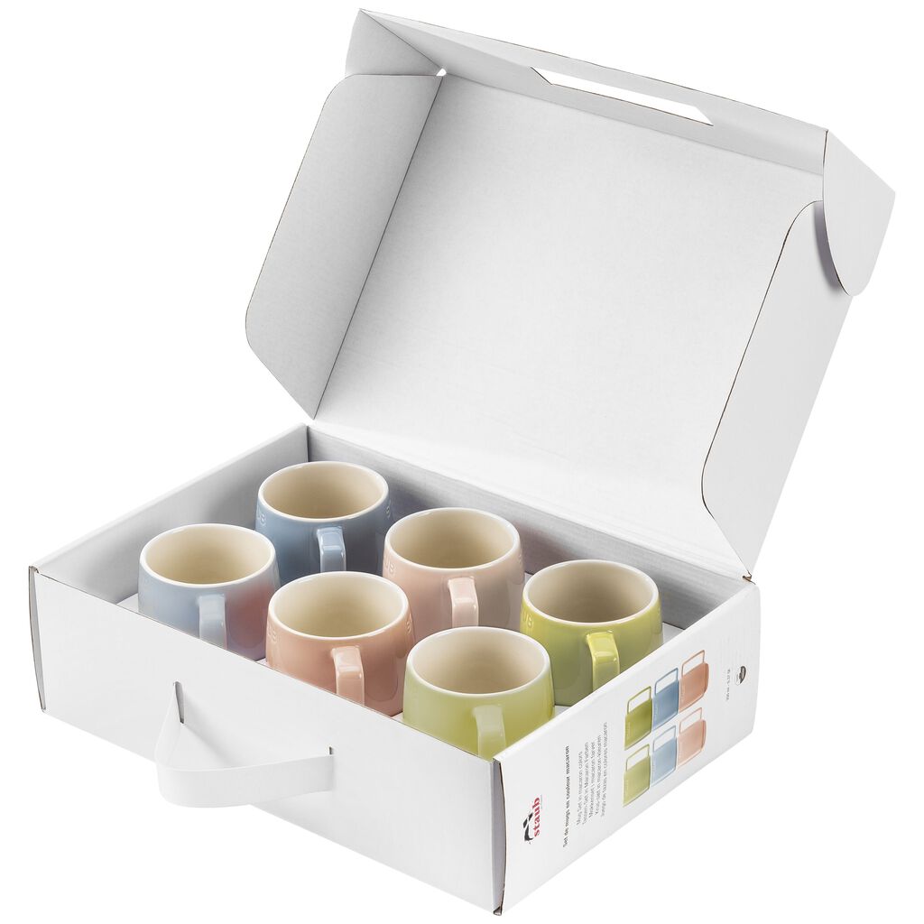 11.8-oz-/-6-pc Macaron Coffee/Tea Mugs,,large