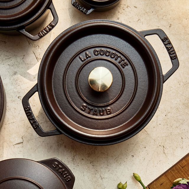 4 qt, Round, Dutch Oven, Matte Espresso,,large