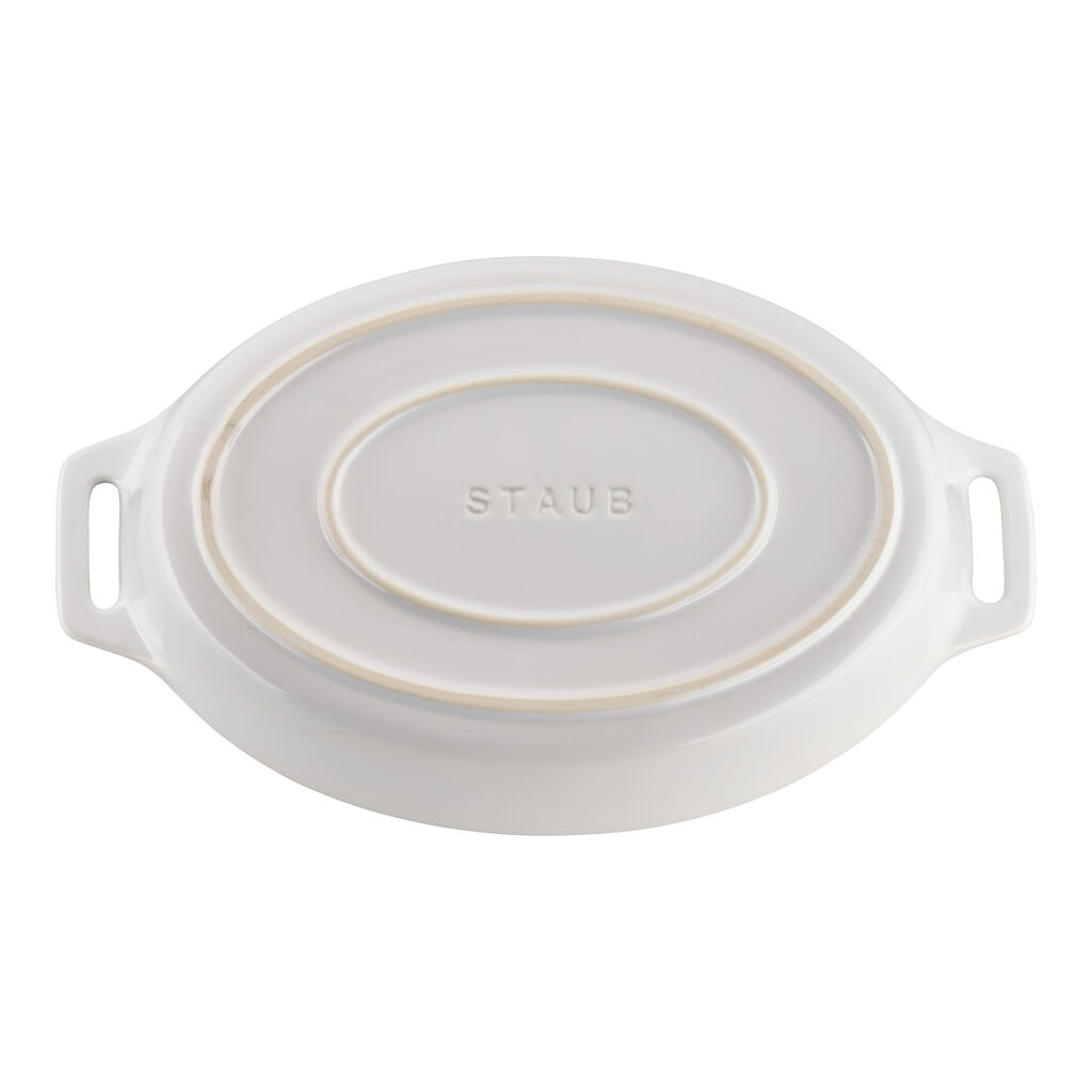 2-pc, Oval Baking Dish Set, White,,large