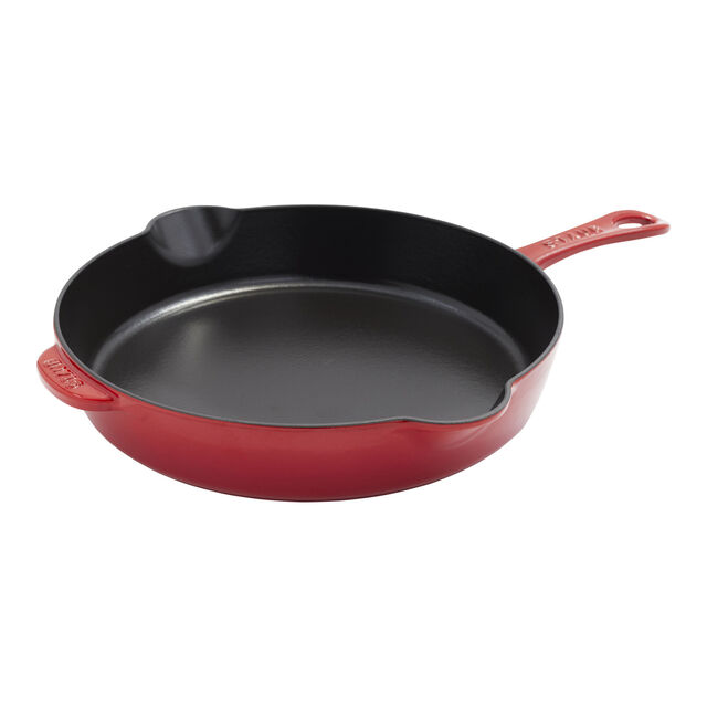 11-inch, Traditional Deep Skillet, Cherry,,large