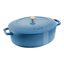 6 qt, Wide Oval French Oven, French Blue - Factory Second,,large preview