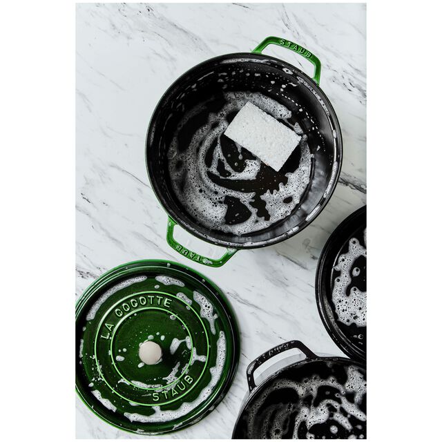 5.5 qt, Round, Dutch Oven, Basil,,large