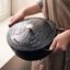 5 qt, Essential French Oven with Horse Lid, Matte Black,,large preview