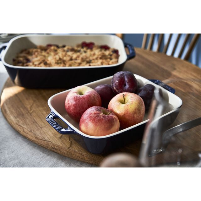 2-pc, Rectangular Baking Dish Set, Dark Blue,,large
