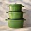 7 qt, Round, Dutch Oven, Pistachio,,large preview