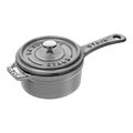 0.25 qt Mini Saucepan - Graphite Grey, Cast Iron ,,large