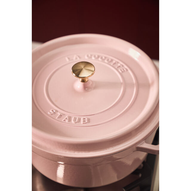 4 qt, Round, Dutch Oven, Peony Pink,,large