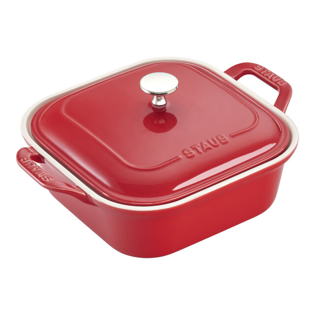 4-pc, Mixed Baking Dish Set, Cherry,,large