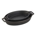 2-pc, Baking Dish Set, Matte Black,,large