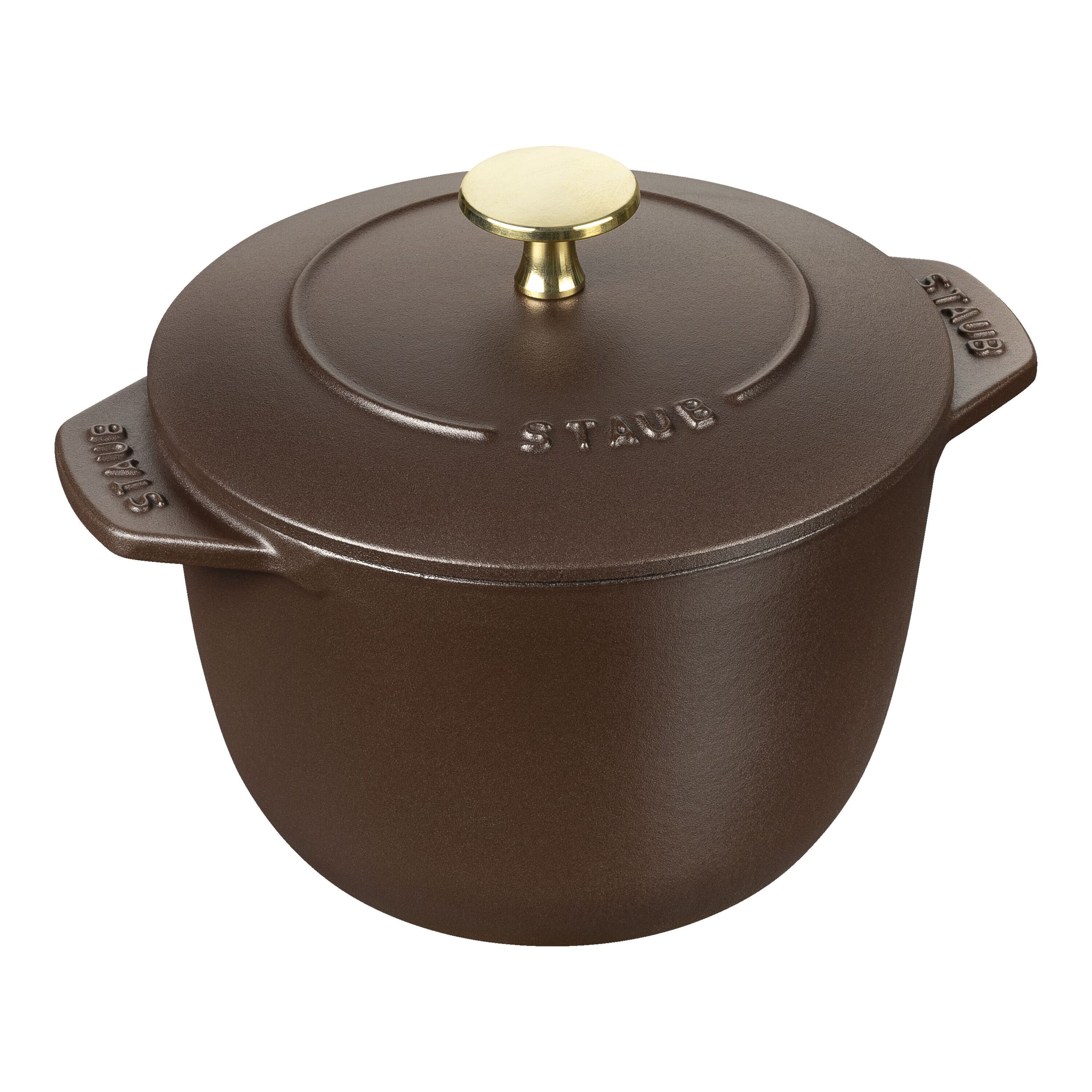 Cast Iron 1.5 qt, Petite French Oven, Matte Espresso | STAUB