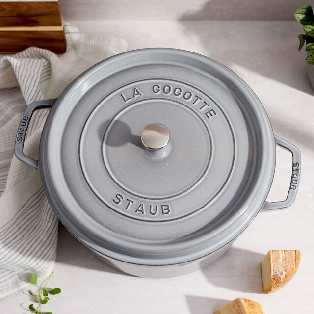 9 qt, Round, Dutch Oven, Graphite Grey,,large