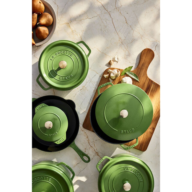 11-inch, Traditional Deep Skillet, Pistachio,,large