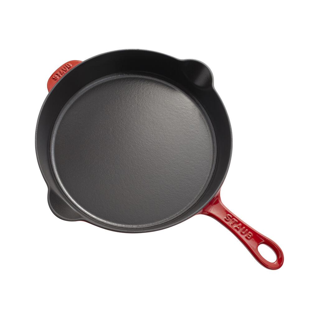 11-inch, Traditional Deep Skillet, Cherry,,large