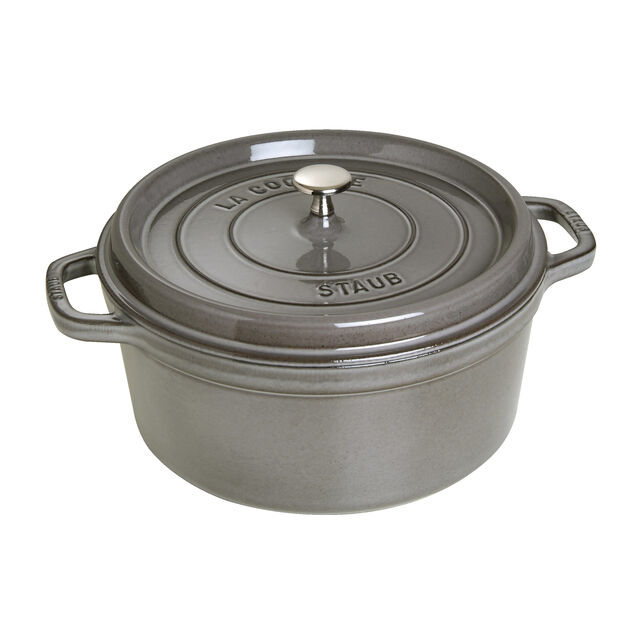 7 qt, Round, Dutch Oven, Graphite Grey,,large