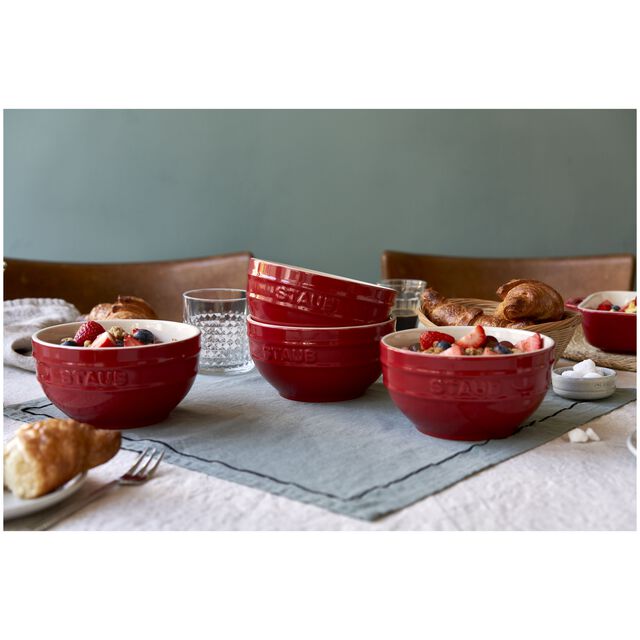 6.5-inch / 2-pc, Large Universal Bowl Set, Cherry,,large