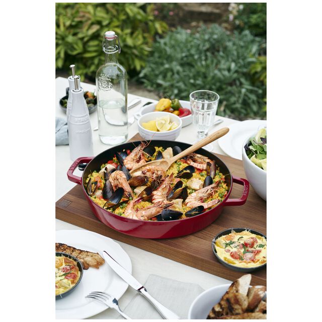 13-inch, Double Handle Fry Pan, Cherry,,large
