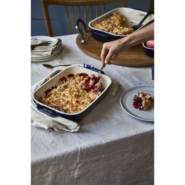 2-pc, Rectangular Baking Dish Set, Dark Blue,,large