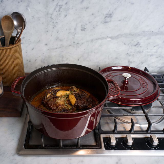 5.5 qt, Round, Dutch Oven, Grenadine,,large
