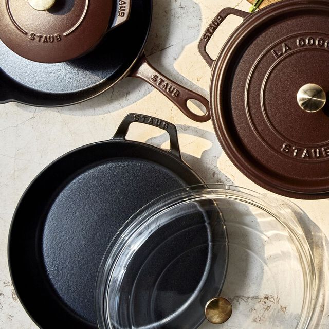 3.5 qt, Braiser With Glass Lid, Matte Espresso,,large