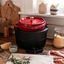 4 qt, Round, Dutch Oven, Cherry,,large preview