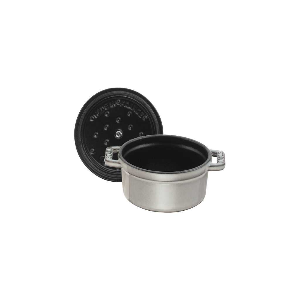 0.25 qt, Mini Round Dutch Oven, Graphite Grey,,large