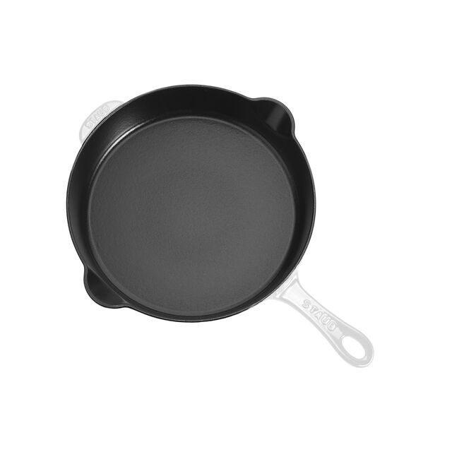 11-inch, Traditional Deep Skillet, Pure White,,large