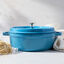 4 qt, Round, Shallow Wide Dutch Oven, French Blue,,large preview