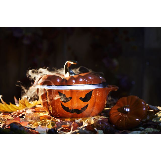 0.5 qt, Pumpkin, Petite Dutch Oven, Burnt Orange,,large