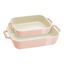 2-pc, Rectangular Baking Dish Set Macaron, Light Pink preview