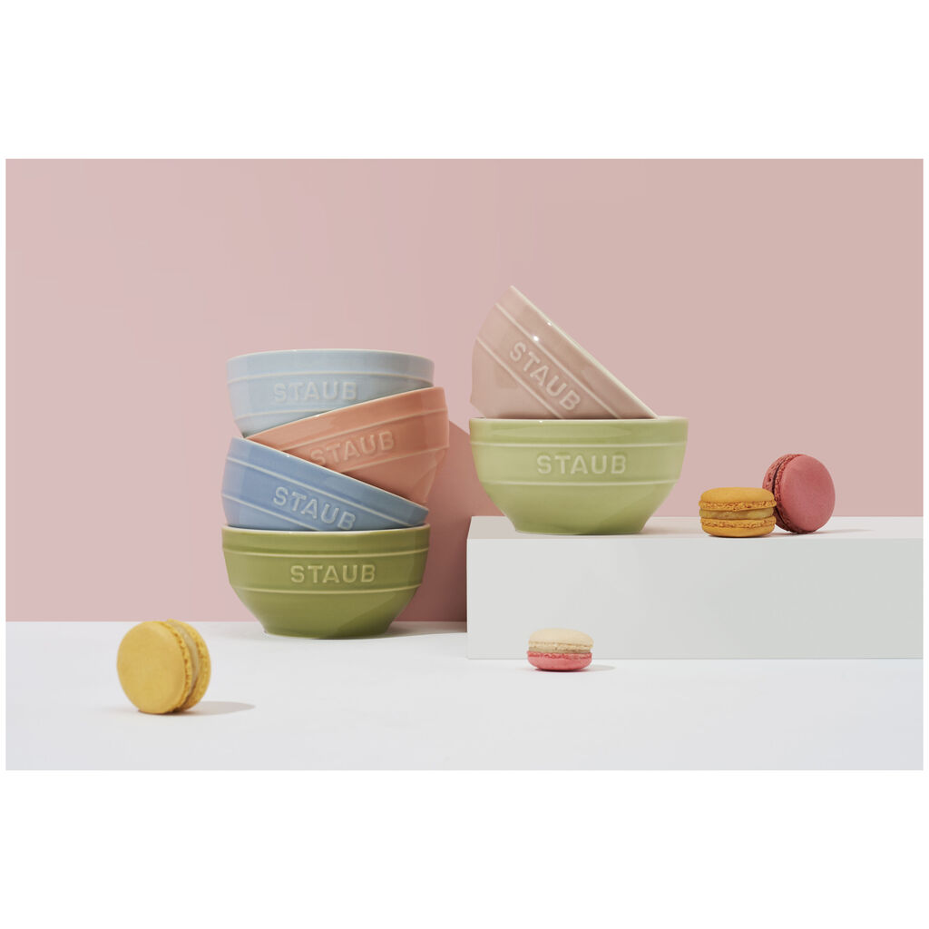 4.5-inch / 6-pc, Bowl set macaron, Mixed Colors,,large