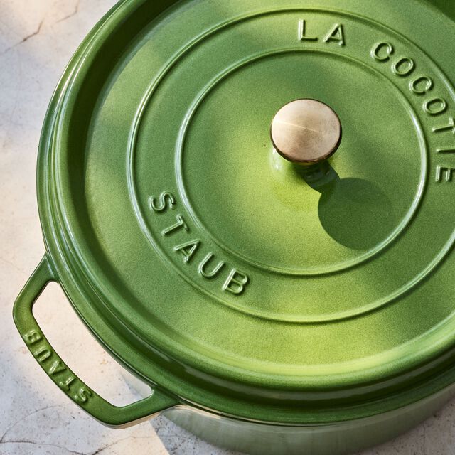 7 qt, Round, Dutch Oven, Pistachio,,large