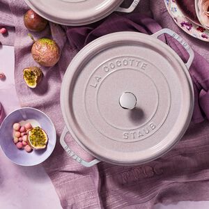 7 qt, Round, Dutch Oven, Lilac