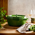 6 qt, Round, Shallow Wide Dutch Oven, Pistachio,,large