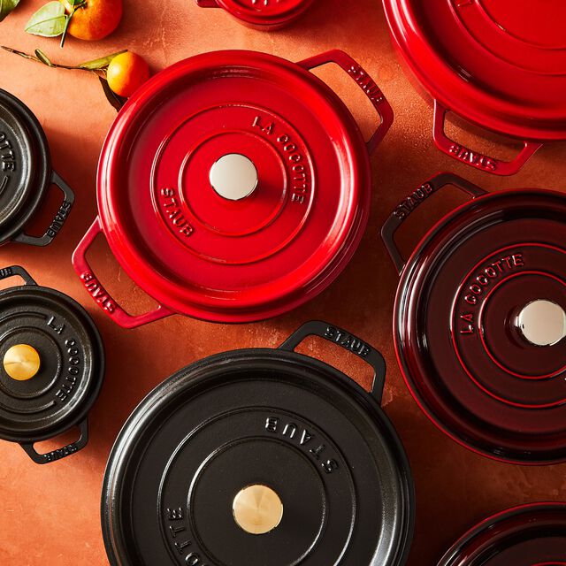 4 qt, Round, Dutch Oven, Grenadine,,large