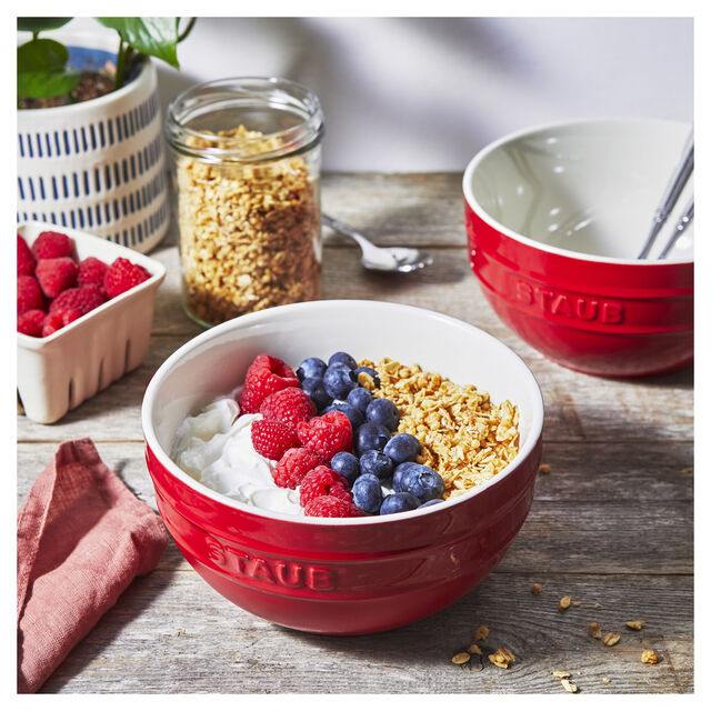 6.5-inch / 2-pc, Large Universal Bowl Set, Cherry,,large