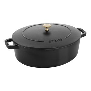 6 qt, Wide Oval French Oven, Matte Black